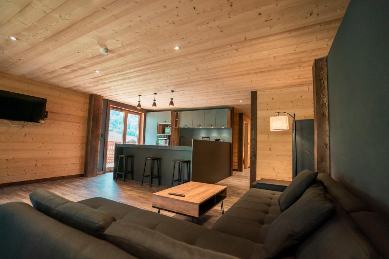 Chalet Les Cerfs Chatel Bagian luar foto